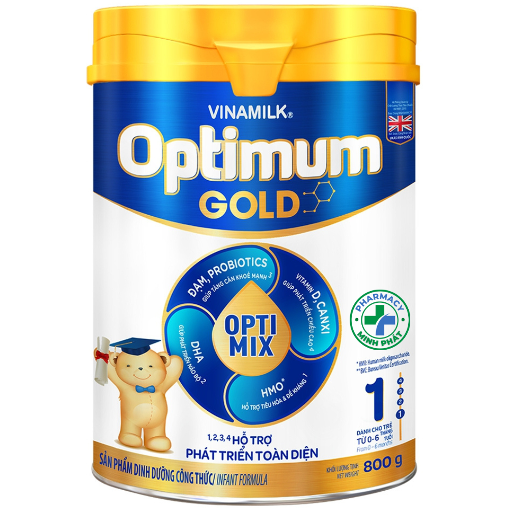 Sữa Optimum Gold số 1 800g (0 - 6 tháng)